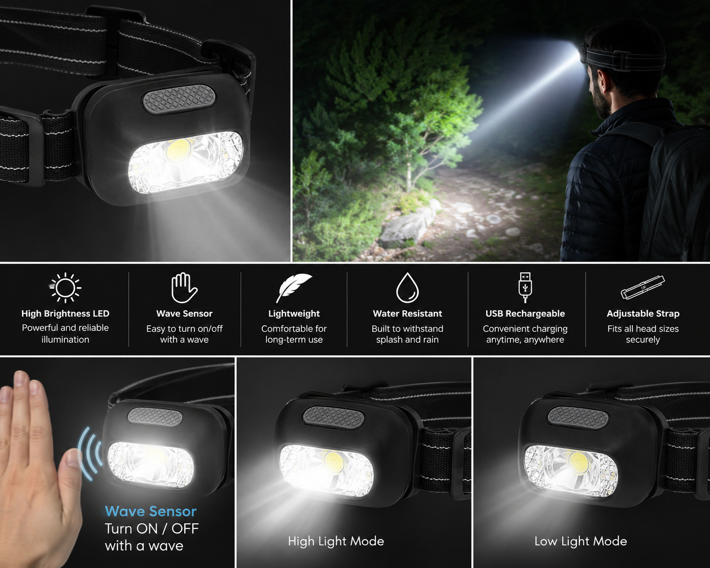 Headlight With Sensor