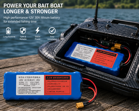 Lithium Battery for Bait Boats (12V - 30A)
