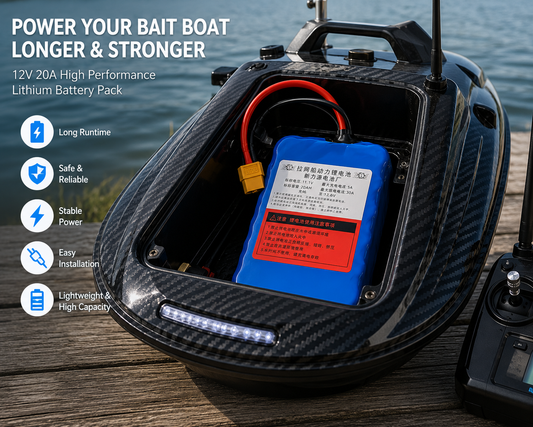 Lithium Battery for Bait Boats (12V - 20A)