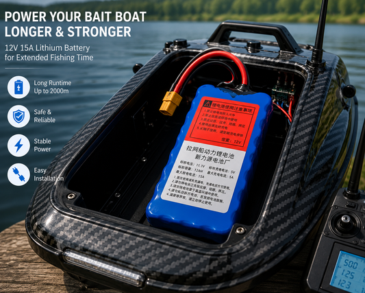 Lithium Battery for Bait Boats (12V - 15A)