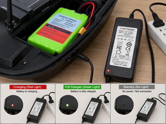 Battery Charger for Bait Boats