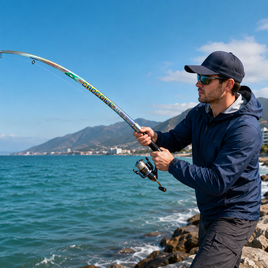 Crocodile 2 Section Fishing Rod